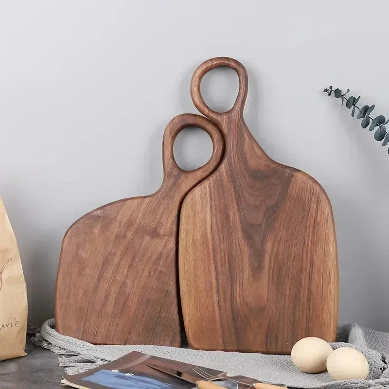Tagliere in legno di noce da 2 pezzi - Elegante e resistente per la cucina