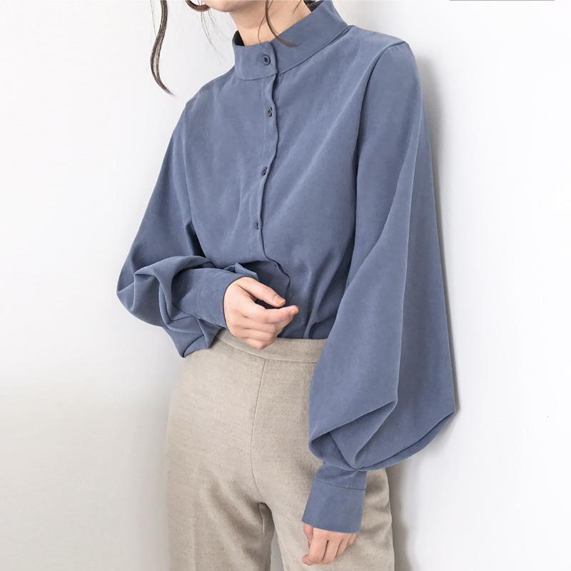 Camicia Premium a maniche lunghe da donna con cappuccio