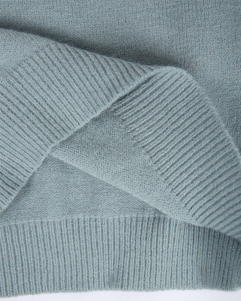 Maglione girocollo elegante da donna - Maglione lavorato a maglia comodo
