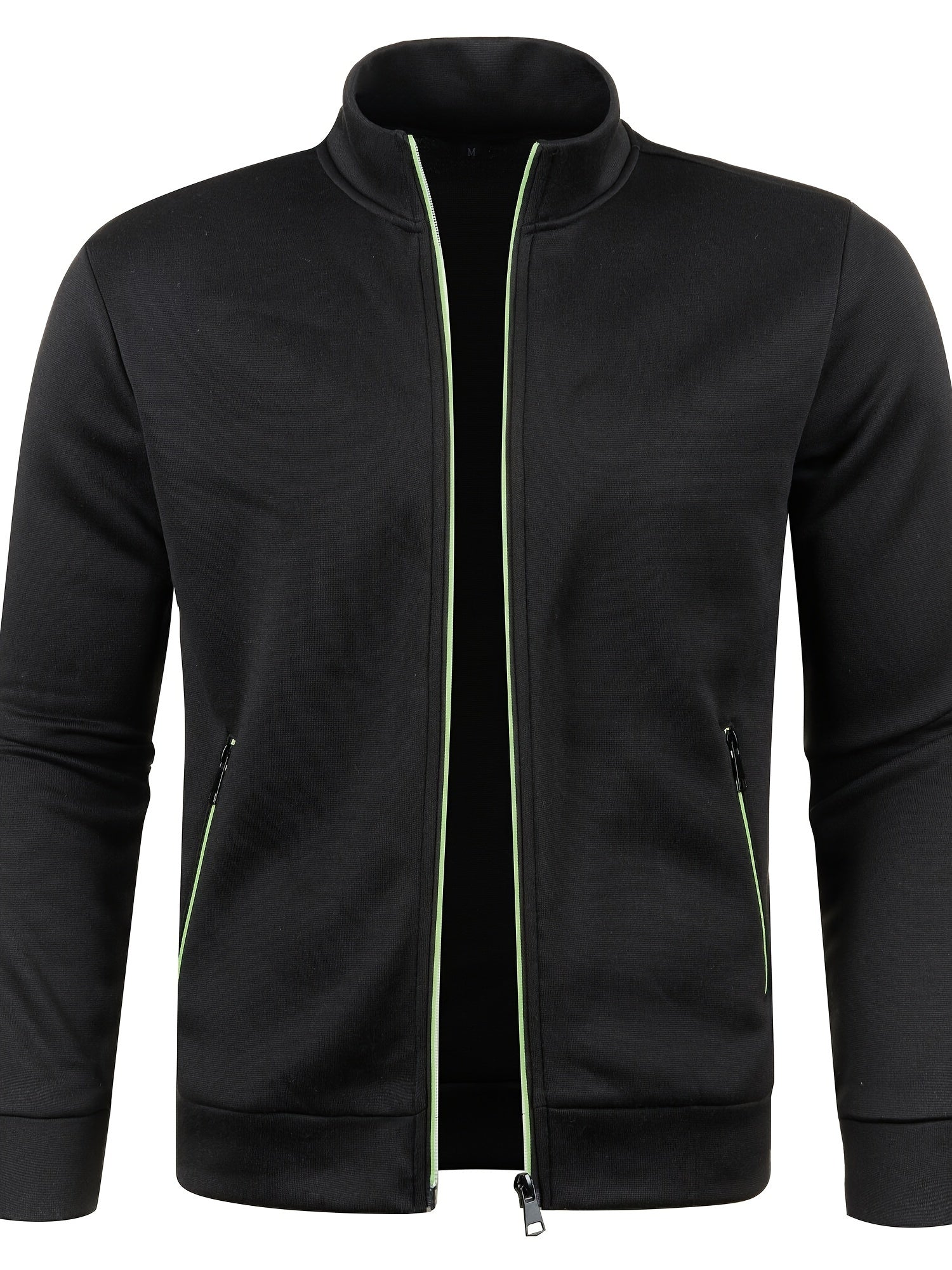 Cardigan con cerniera da uomo alla moda - Comodo maglione lavorato a maglia
