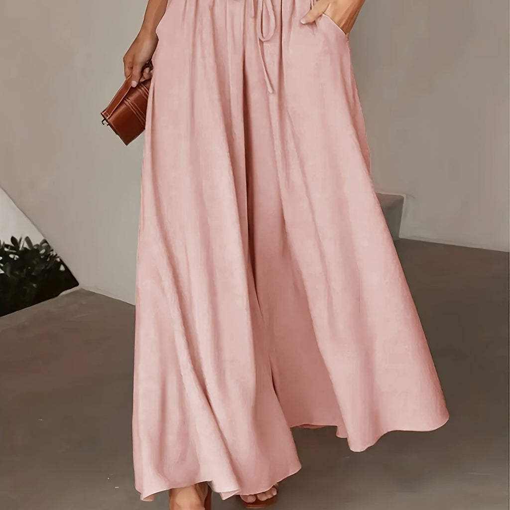 Pantaloni palazzo donna a vita alta – stile boho e comfort estivo