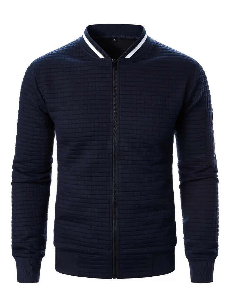 Giacca elegante da uomo a maniche lunghe con cerniera - Leggera e casual