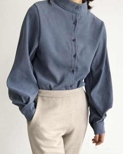 Camicia Premium a maniche lunghe da donna con cappuccio