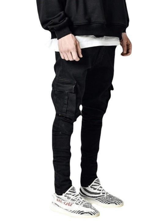 Jeans da uomo con tasche laterali