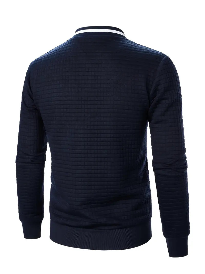 Giacca elegante da uomo a maniche lunghe con cerniera - Leggera e casual