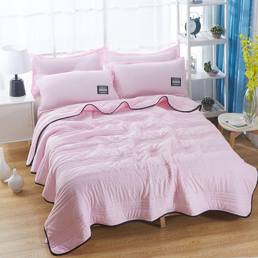 Coperta rinfrescante e confortevole - Coperta leggera, traspirante e fresca al tatto per l'estate, morbida coperta da letto delicata sulla pelle per tutte le stagioni