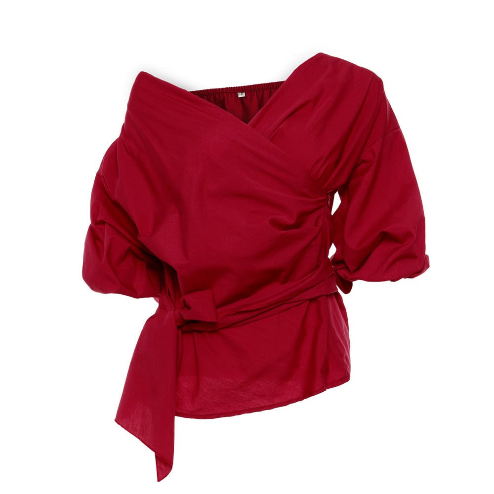 Camicetta Donna Cotone Manica Lunga Blu – Elegante, Fresca E Femminile