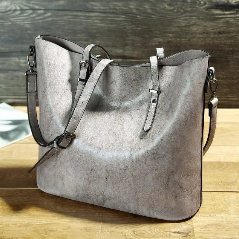 Borsa a tracolla in pelle vintage per donna