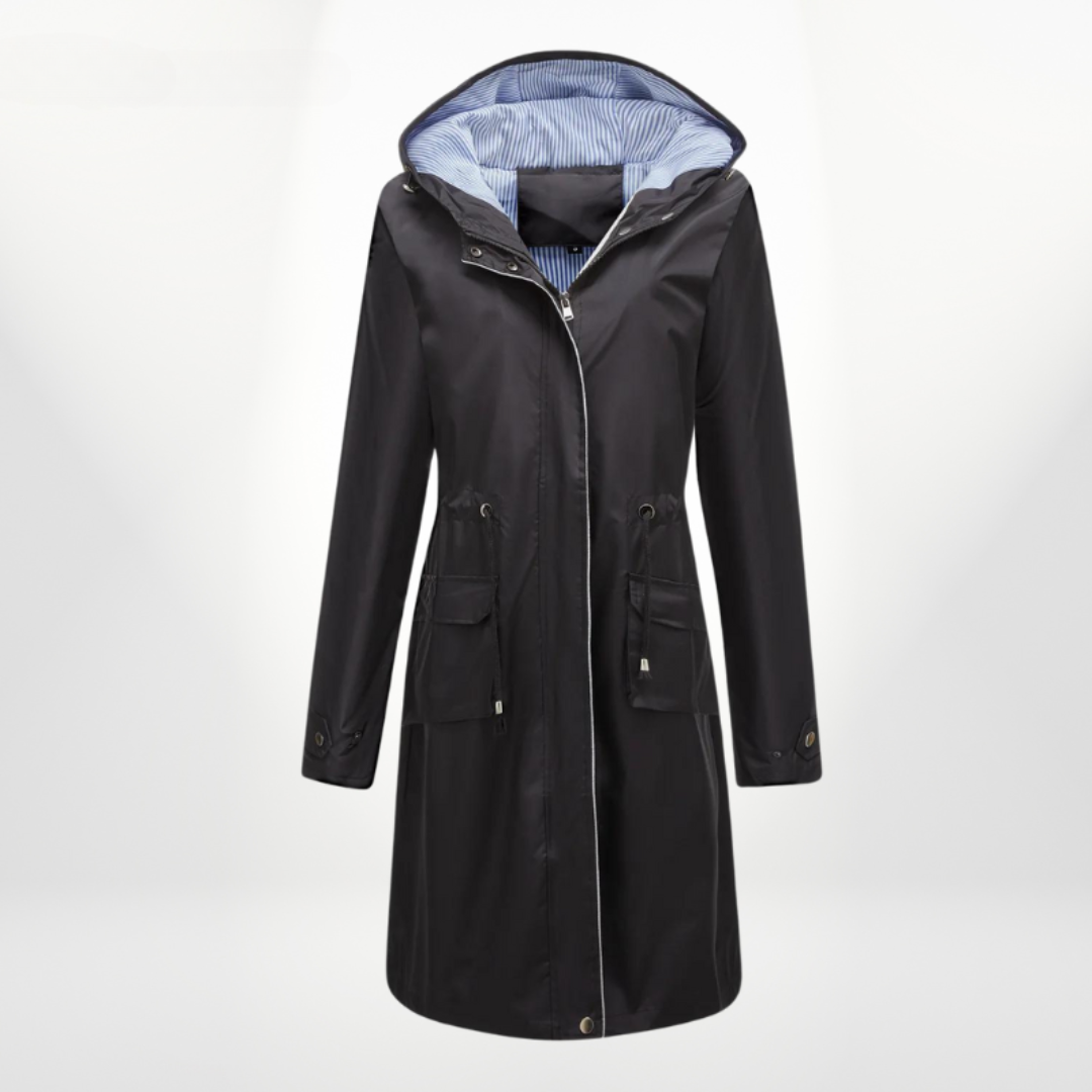 Trench impermeabile da donna | Con cappuccio