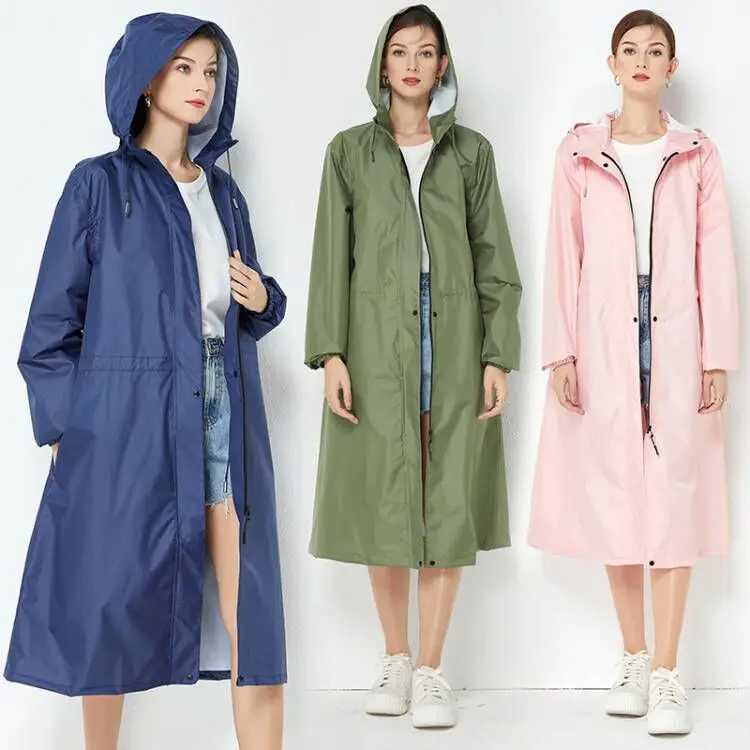 Impermeabile - giacca lunga da donna impermeabile