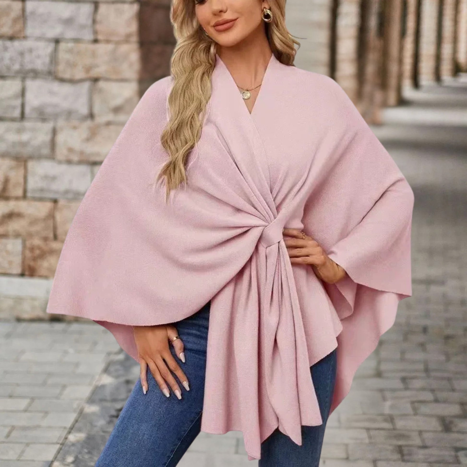 Poncho chic ed elegante per donna