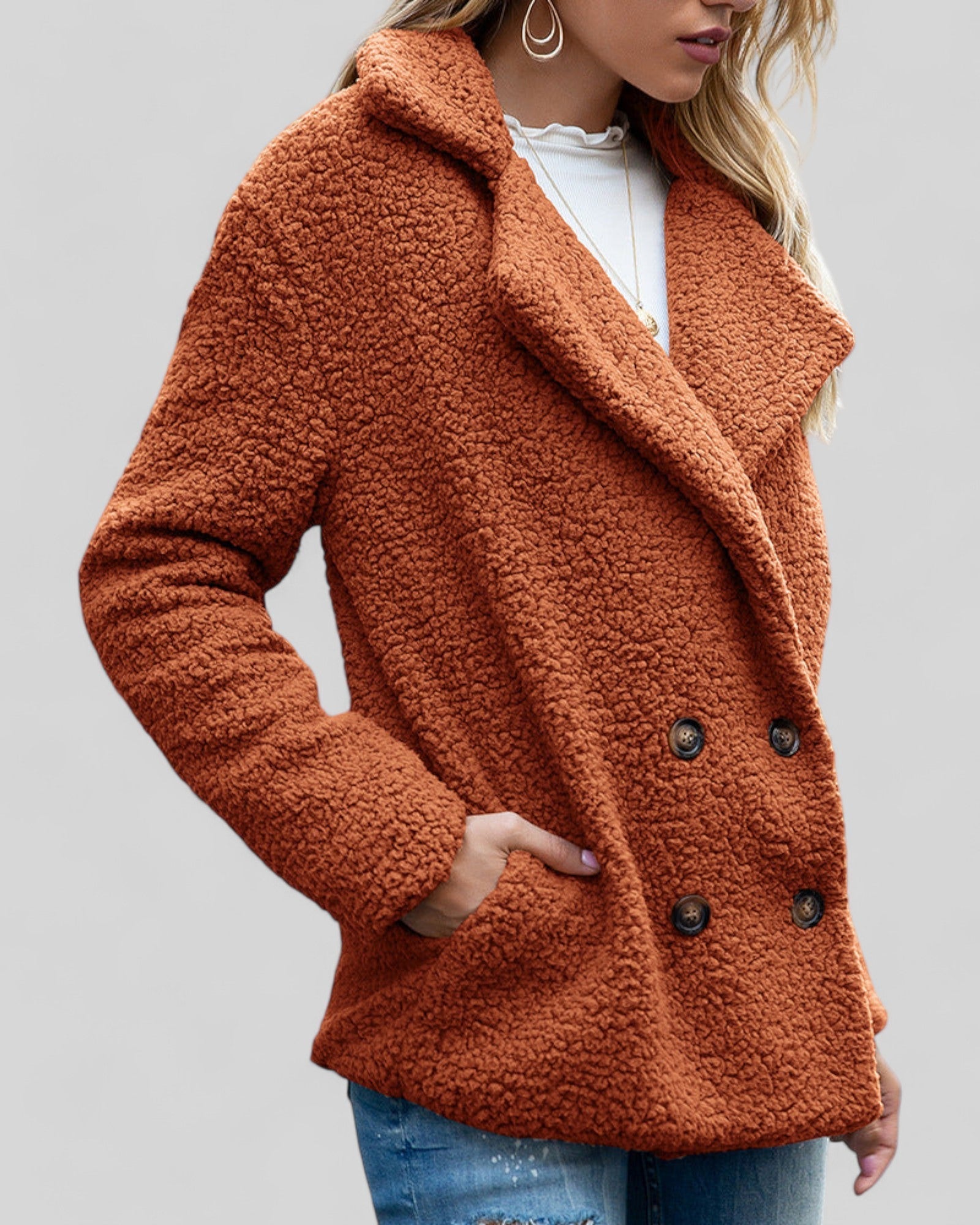 Cappotto morbido ed elegante da donna - Capispalla comodo