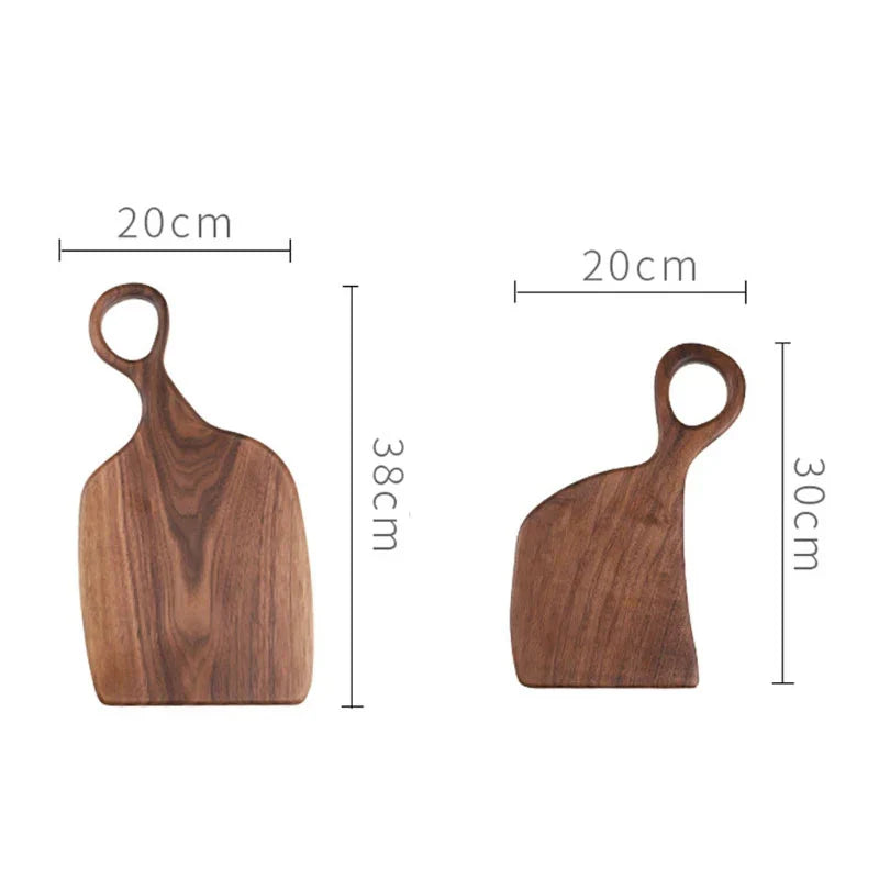 Tagliere in legno di noce da 2 pezzi - Elegante e resistente per la cucina