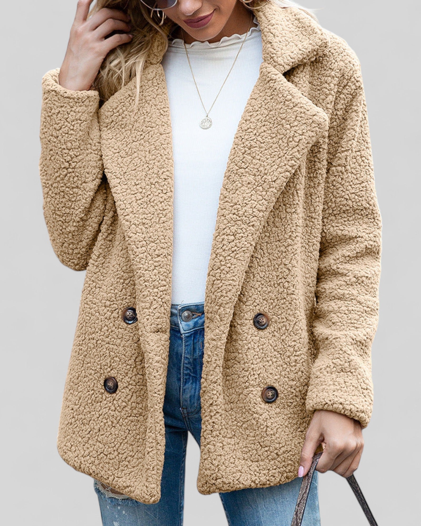 Cappotto morbido ed elegante da donna - Capispalla comodo