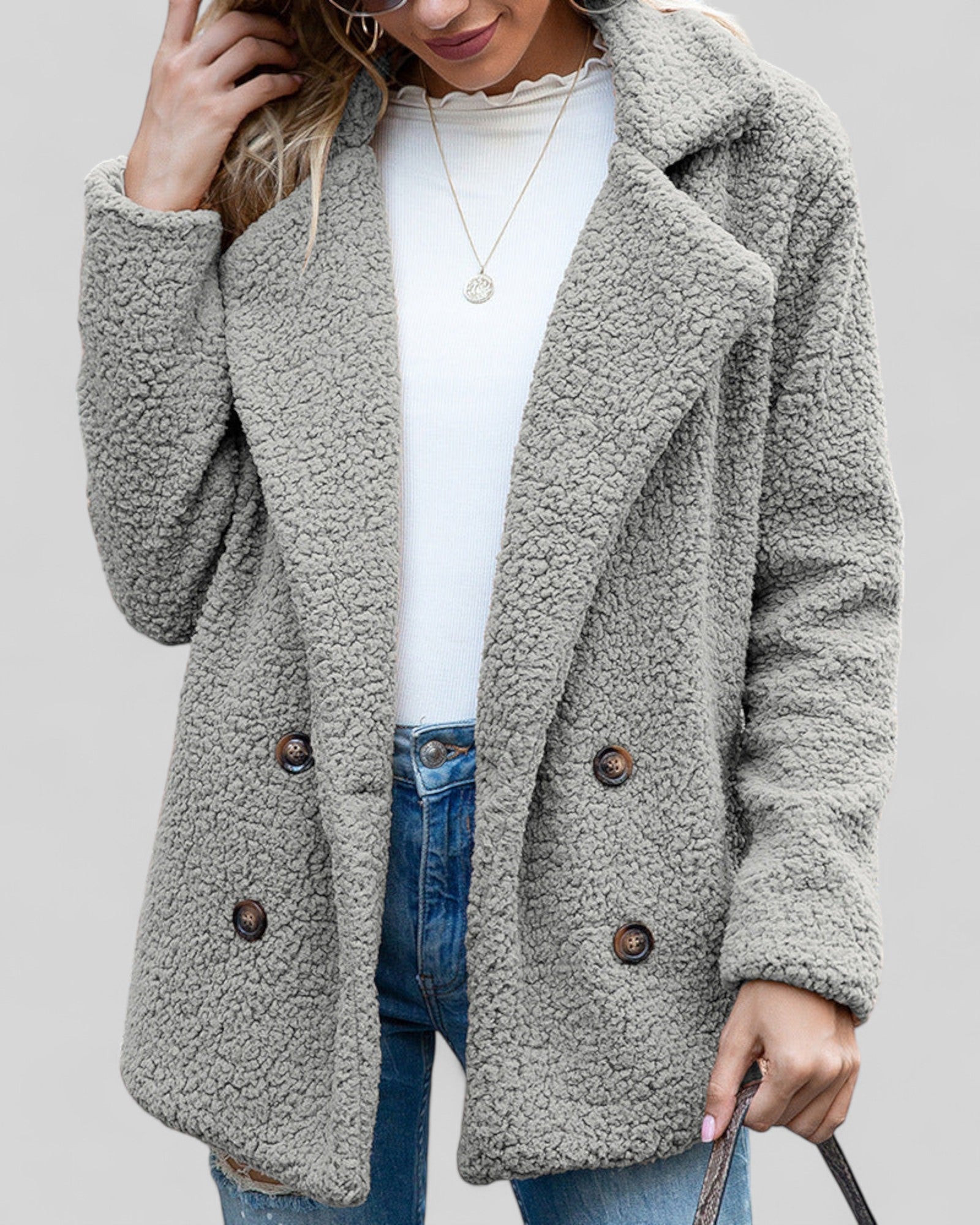 Cappotto morbido ed elegante da donna - Capispalla comodo