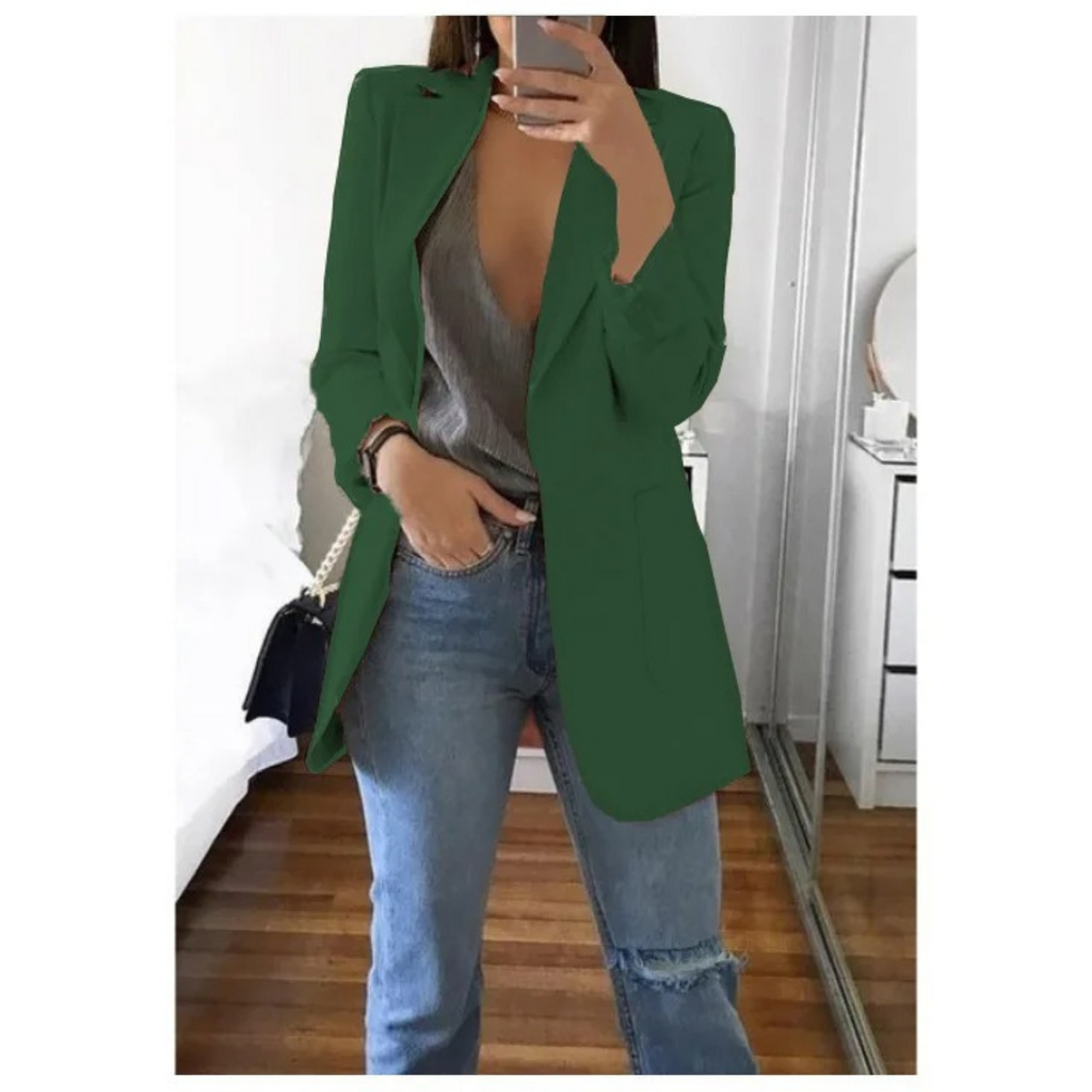Blazer lungo donna Premium sofisticato e senza tempo