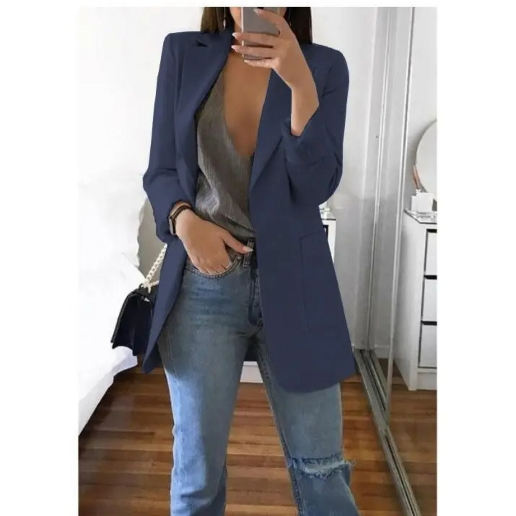 Blazer lungo donna Premium sofisticato e senza tempo