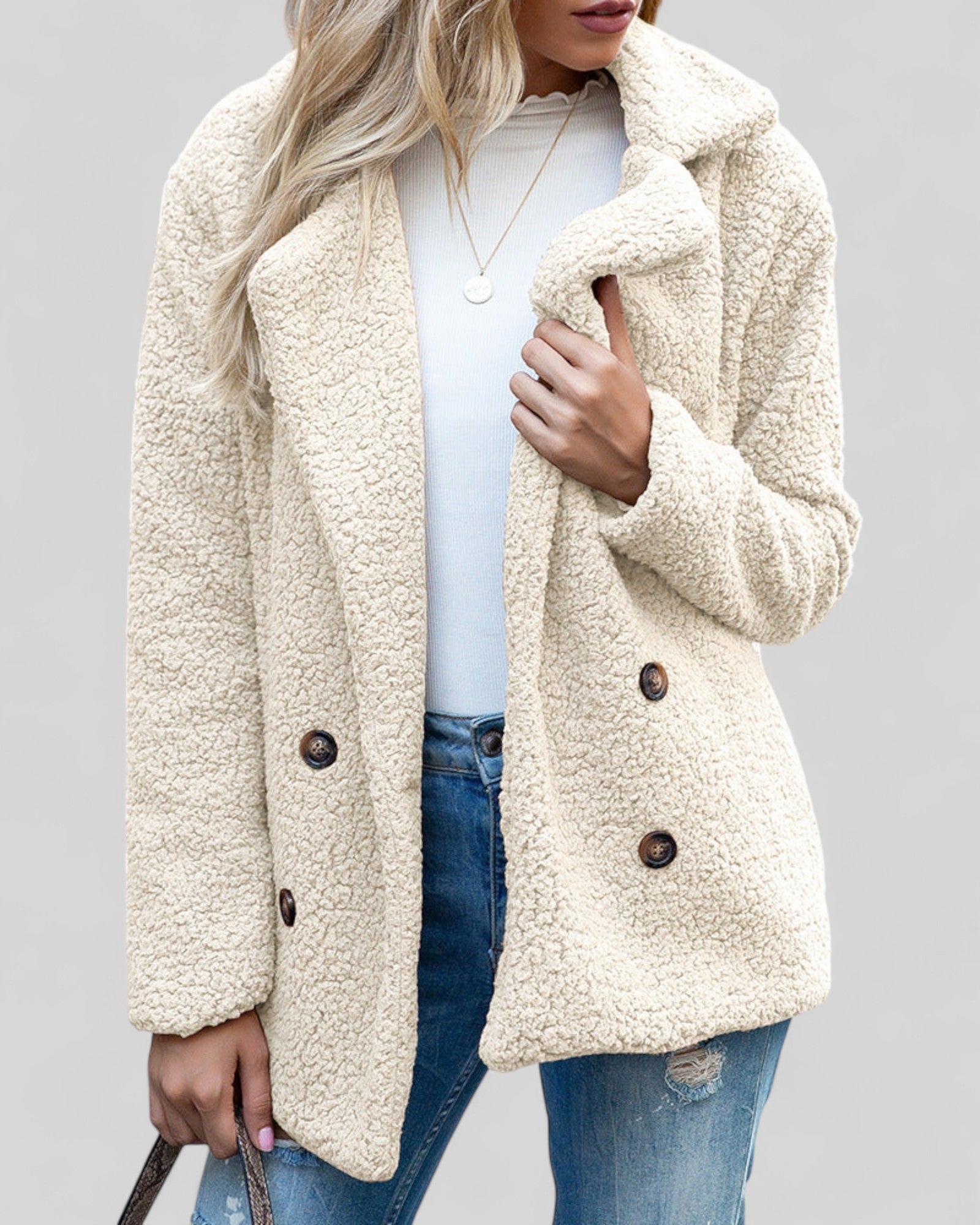 Cappotto morbido ed elegante da donna - Capispalla comodo