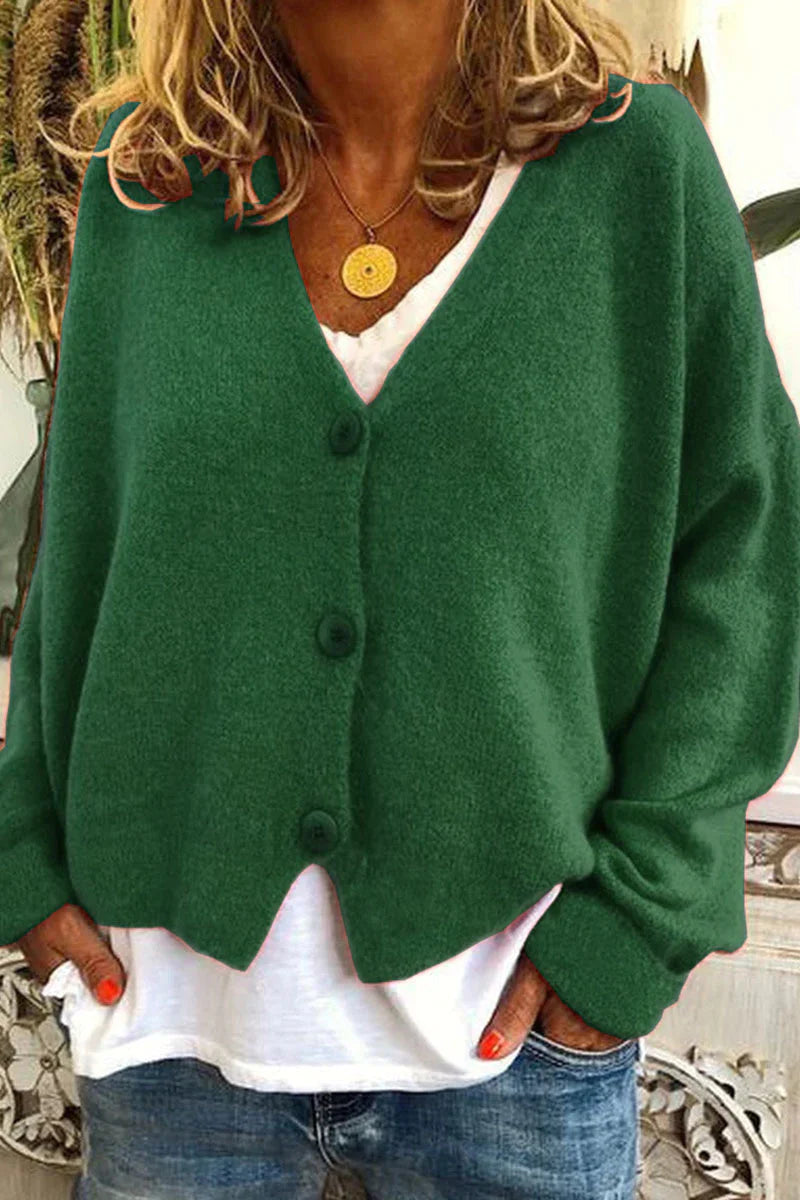 Cardigan casual ed elegante da donna - Maglieria calda per tutti i giorni