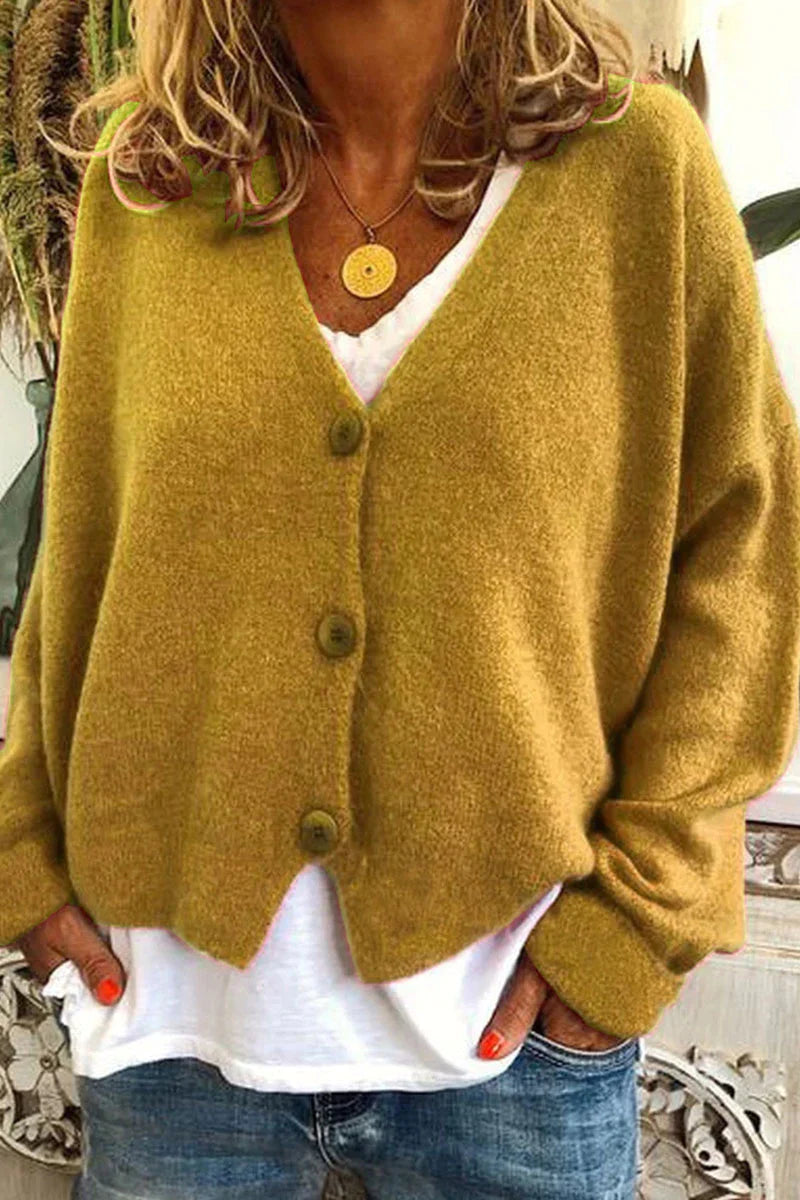 Cardigan casual ed elegante da donna - Maglieria calda per tutti i giorni