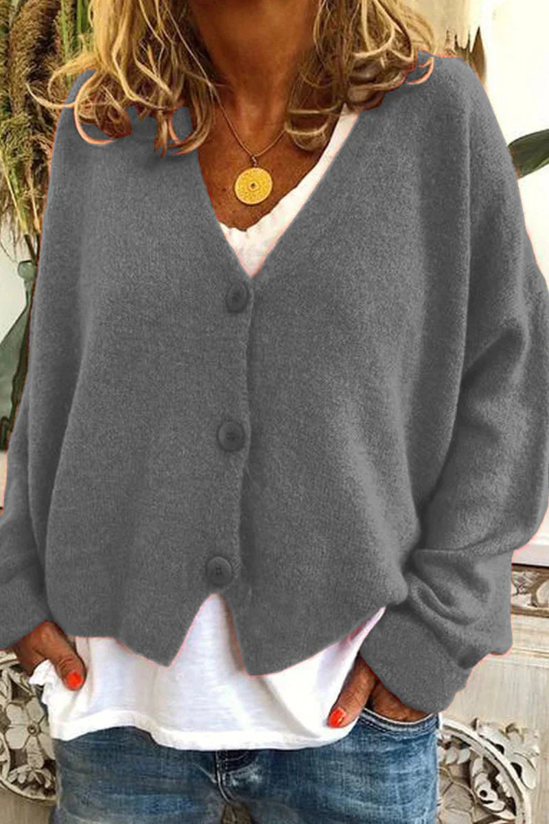 Cardigan casual ed elegante da donna - Maglieria calda per tutti i giorni