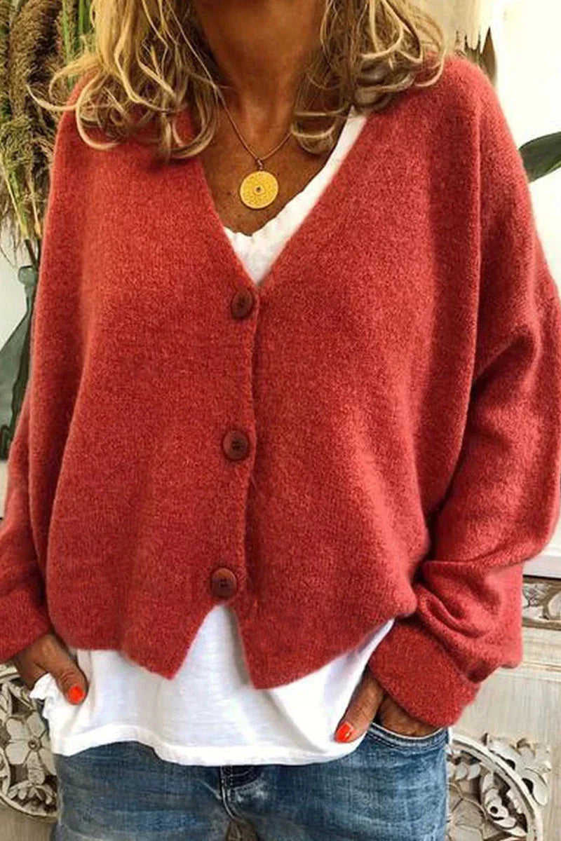 Cardigan casual ed elegante da donna - Maglieria calda per tutti i giorni