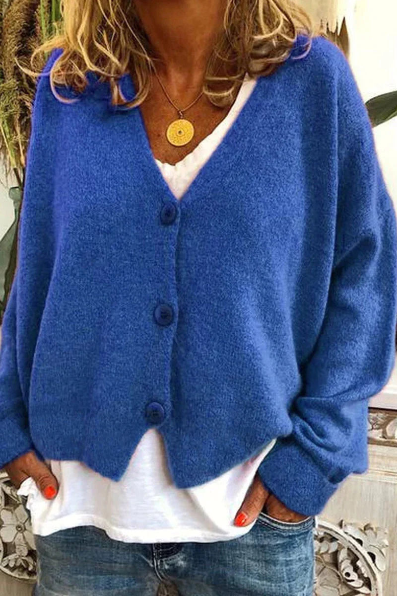 Cardigan casual ed elegante da donna - Maglieria calda per tutti i giorni
