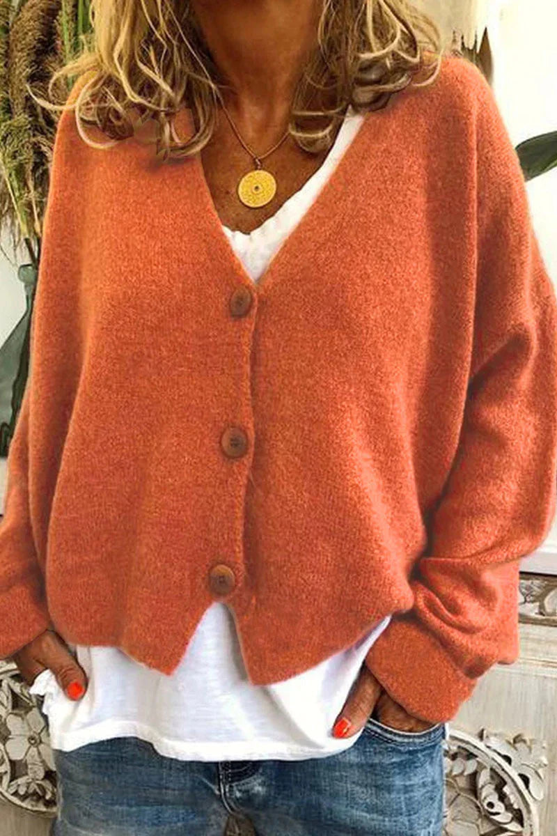 Cardigan casual ed elegante da donna - Maglieria calda per tutti i giorni