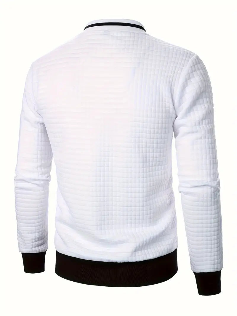 Giacca elegante da uomo a maniche lunghe con cerniera - Leggera e casual