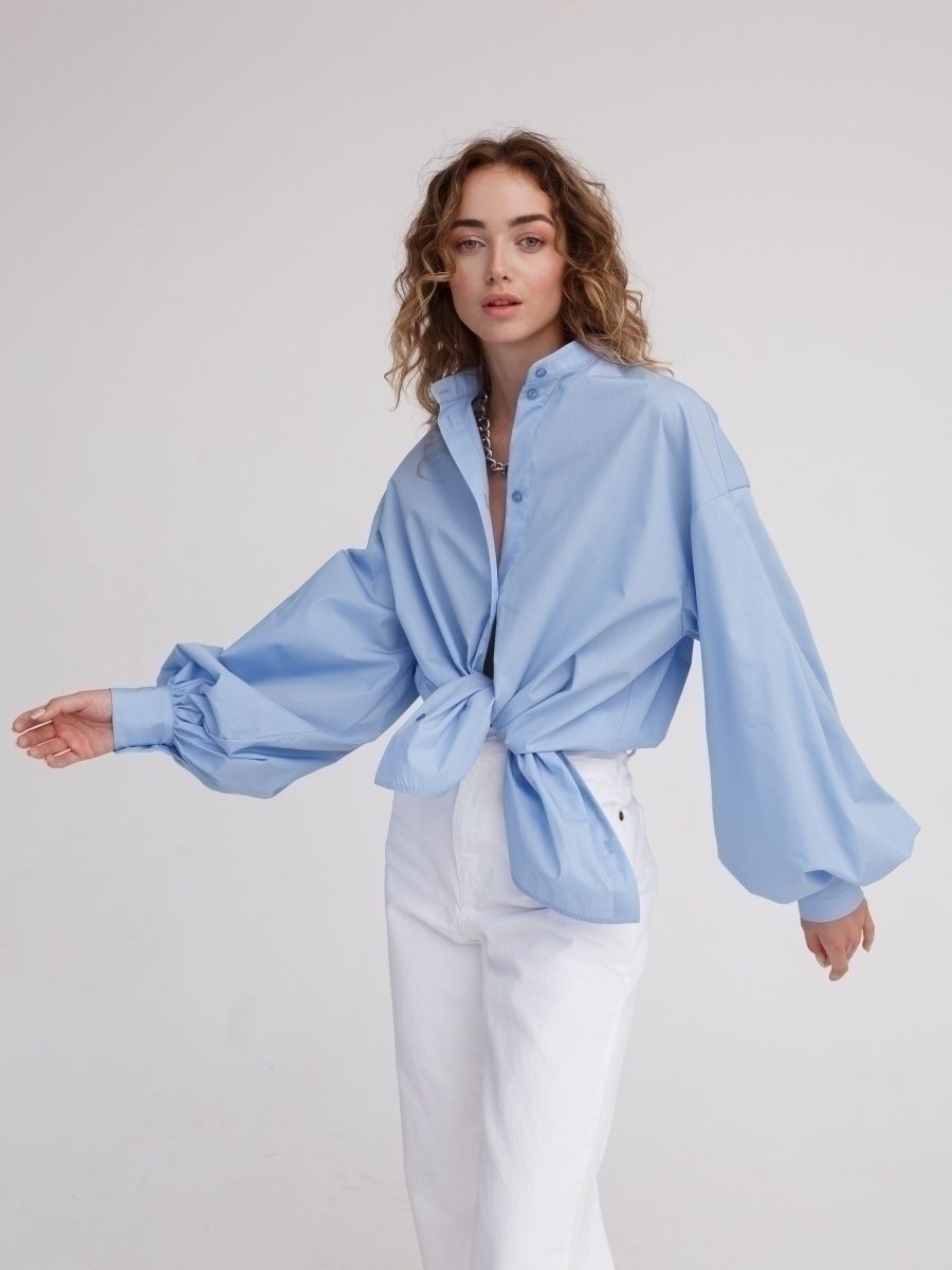 Camicia a maniche lunghe Premium Puffed Cherry da donna