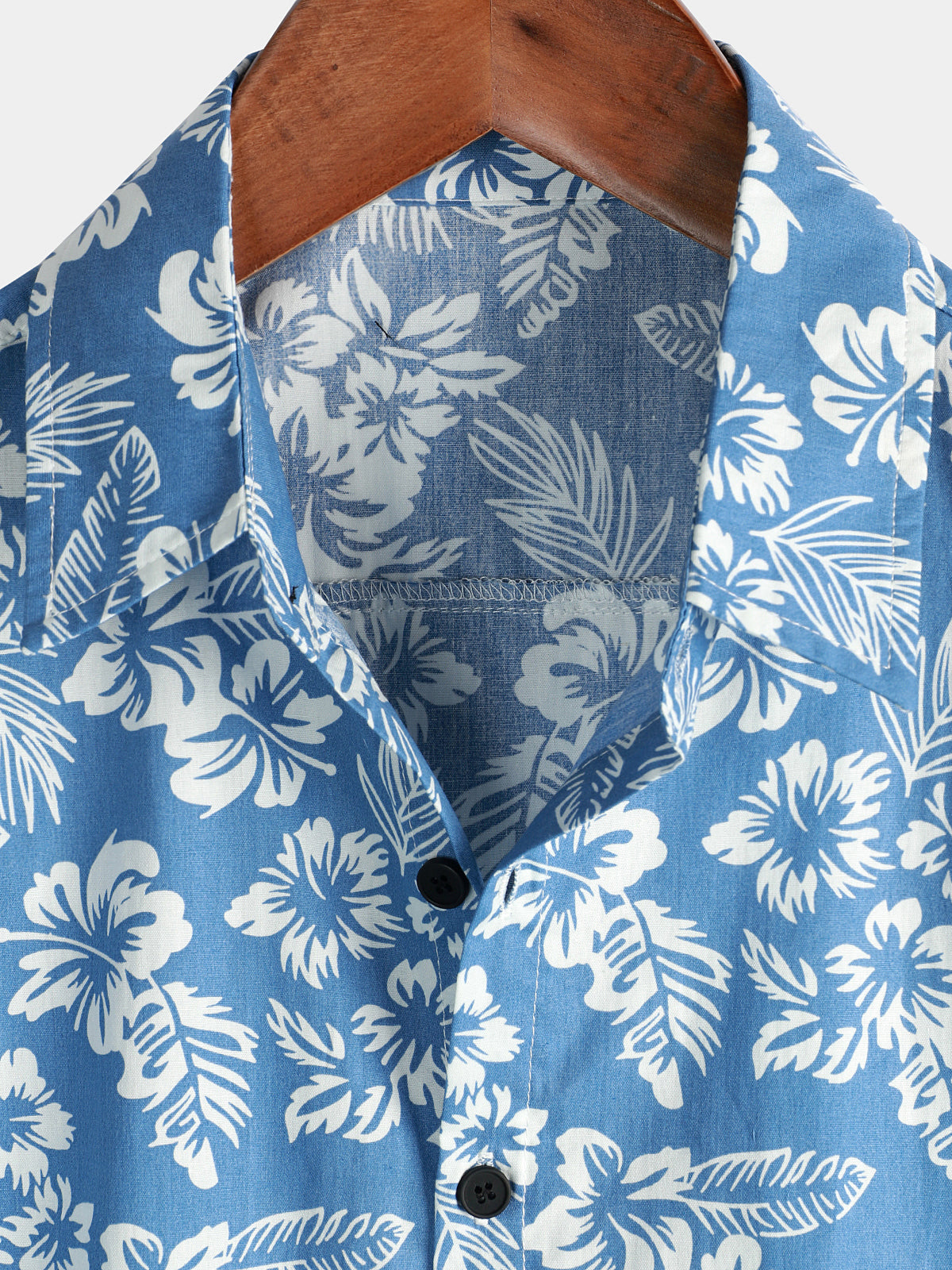 Camicia hawaiana da uomo con maniche corte e motivo floreale
