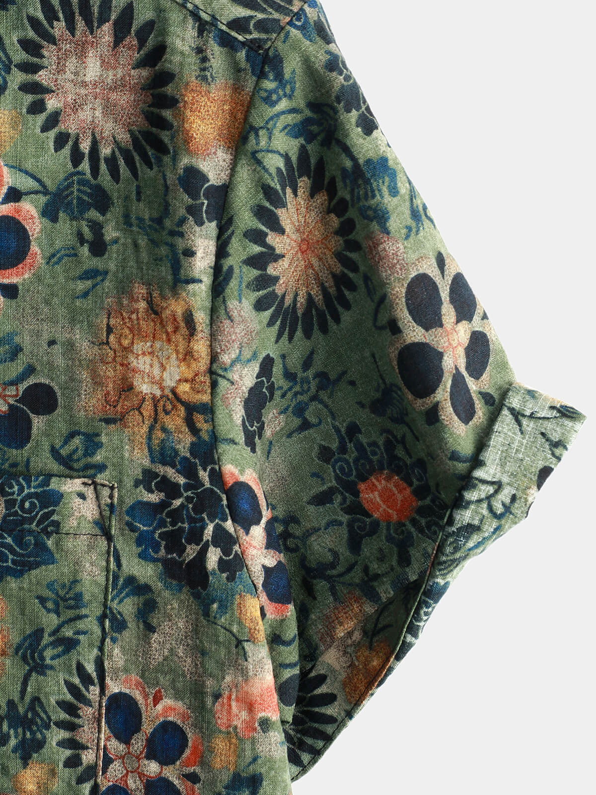 Camicia hawaiana in cotone a maniche corte da uomo