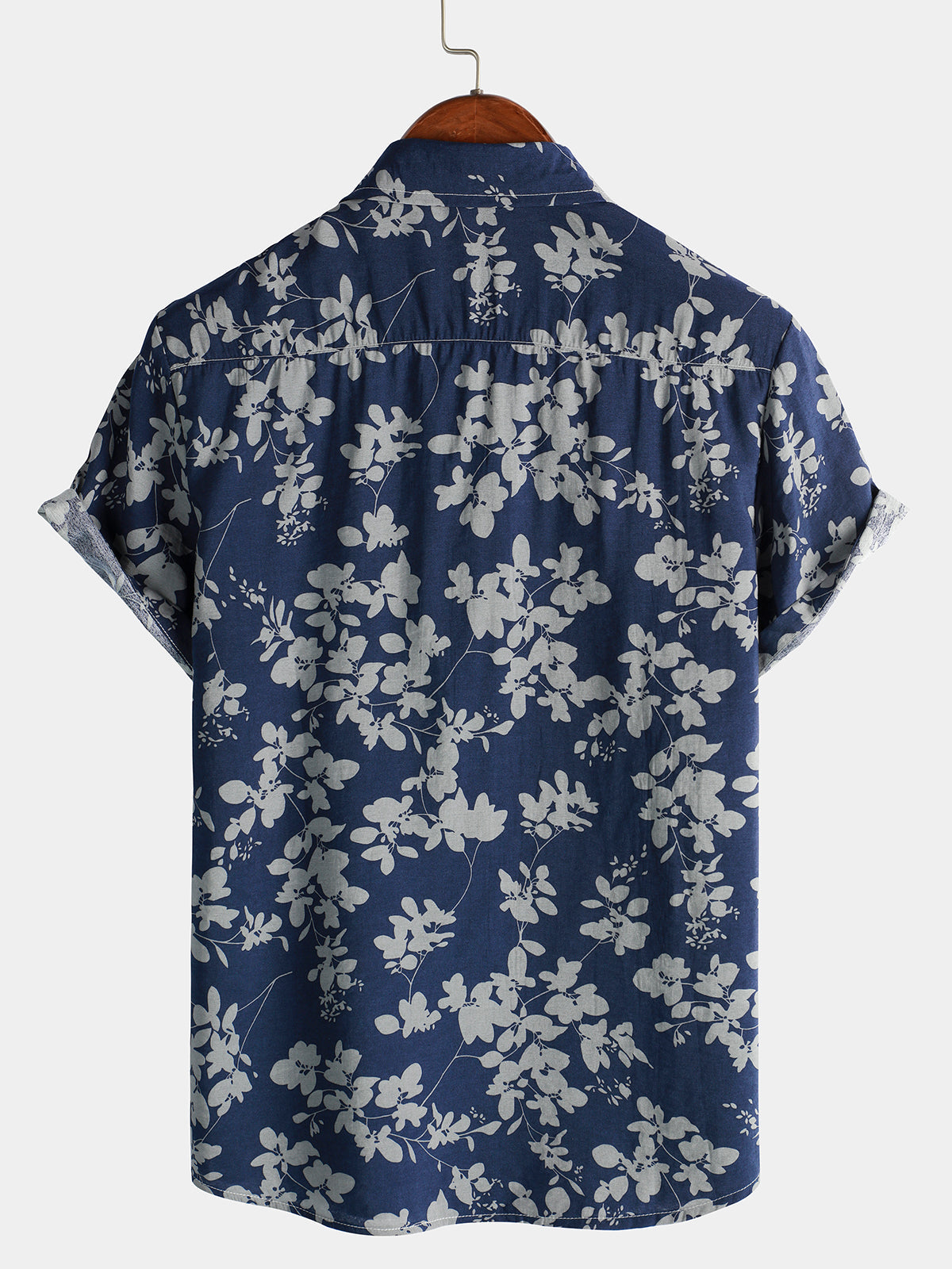 Camicia hawaiana in cotone a maniche corte da uomo