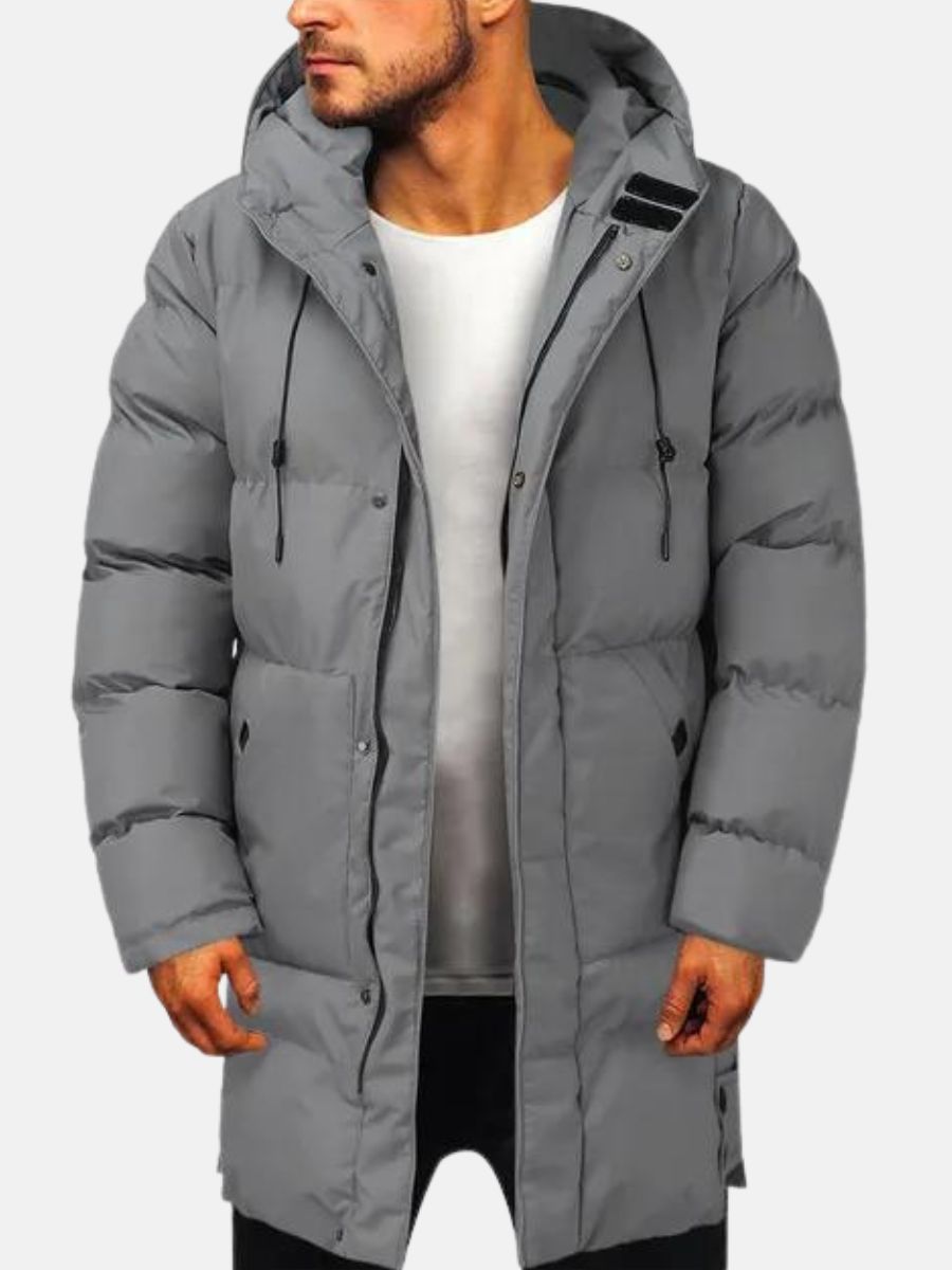 Parka lungo elegante da uomo - Giacca invernale comoda