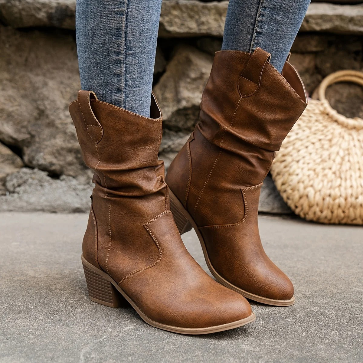 Stivali da cowboy resistenti ed eleganti per donna - Scarpe comode