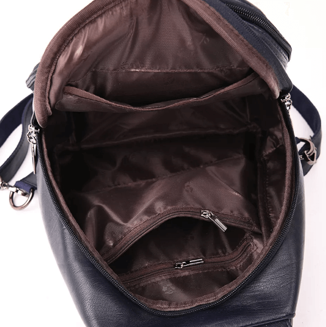 Zaino Mini Donna in Pelle Morbida di Lusso – Zainetto Compatto e Leggero da Viaggio con Spallacci Regolabili