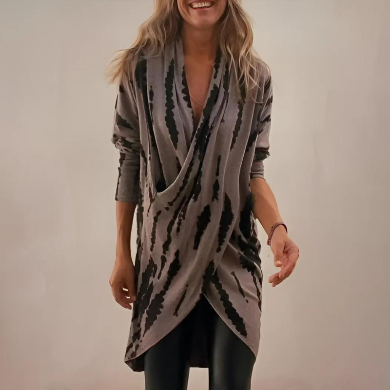 Tunica di lusso da donna con scollo a V e vestibilità comoda