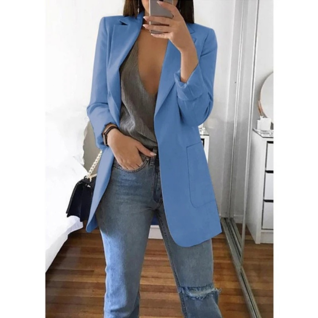 Blazer lungo donna Premium sofisticato e senza tempo
