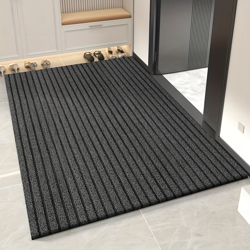 Zerbino resistente alle intemperie per tutte le stagioni - Tappeto a righe resistente, antiscivolo, resistente alle macchie e allo sbiadimento, basso profilo per uso interno ed esterno
