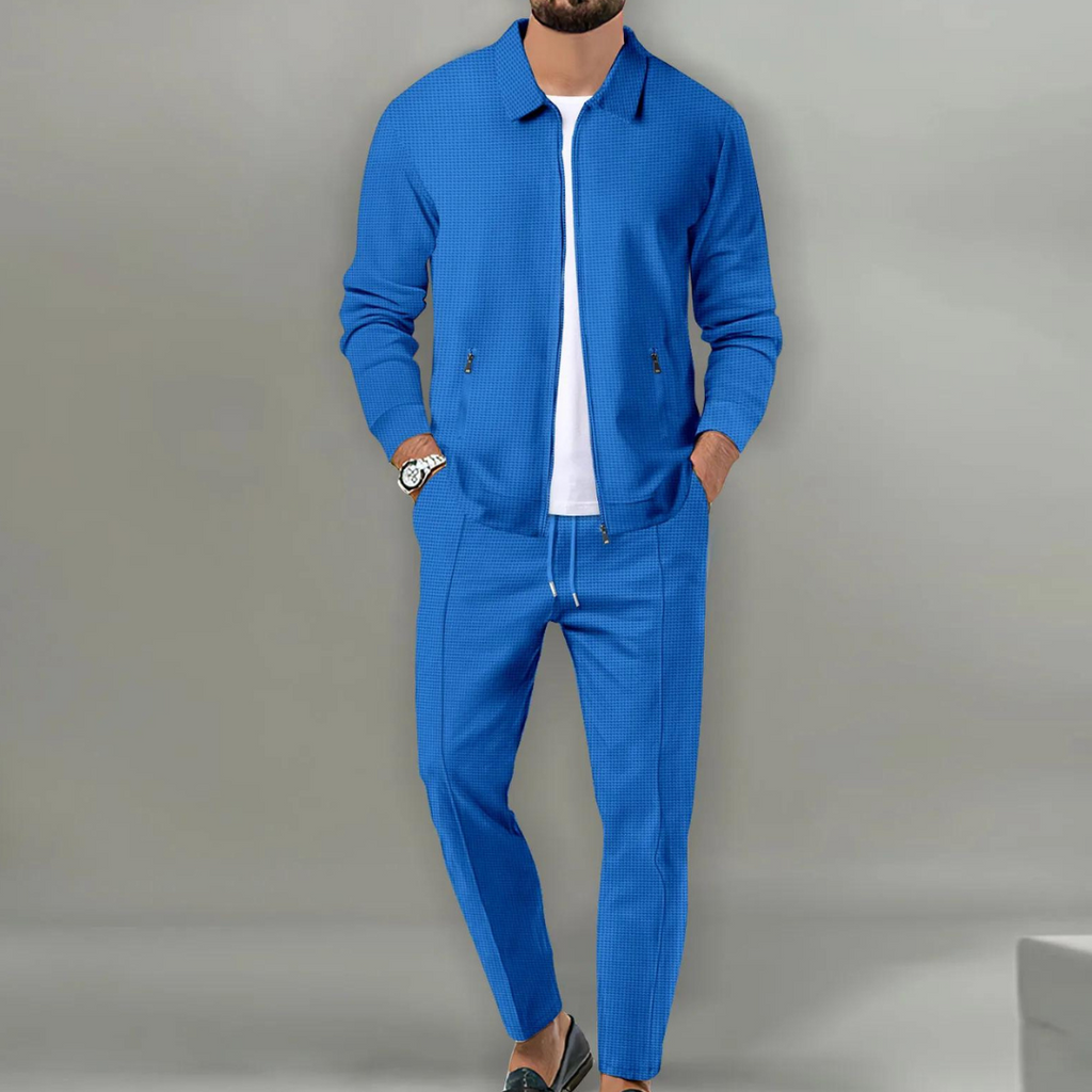 Abito da uomo a due pezzi casual sofisticato e di tendenza