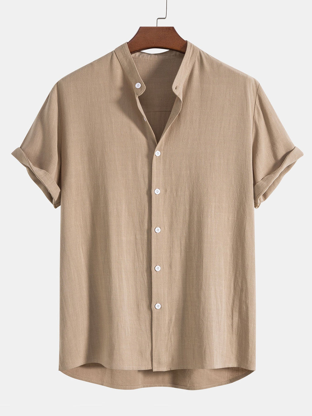 Completo estivo casual elegante da uomo in lino con camicia e pantaloni - Due pezzi leggeri e traspiranti, casual da spiaggia