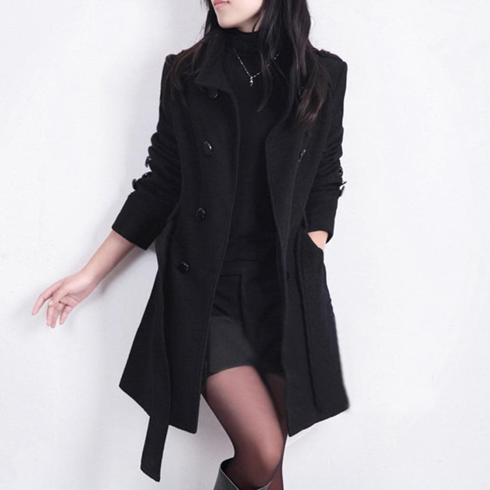 Elegante trench da donna | Cintura in vita