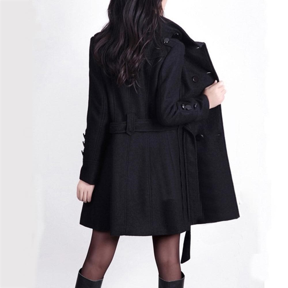 Elegante trench da donna | Cintura in vita