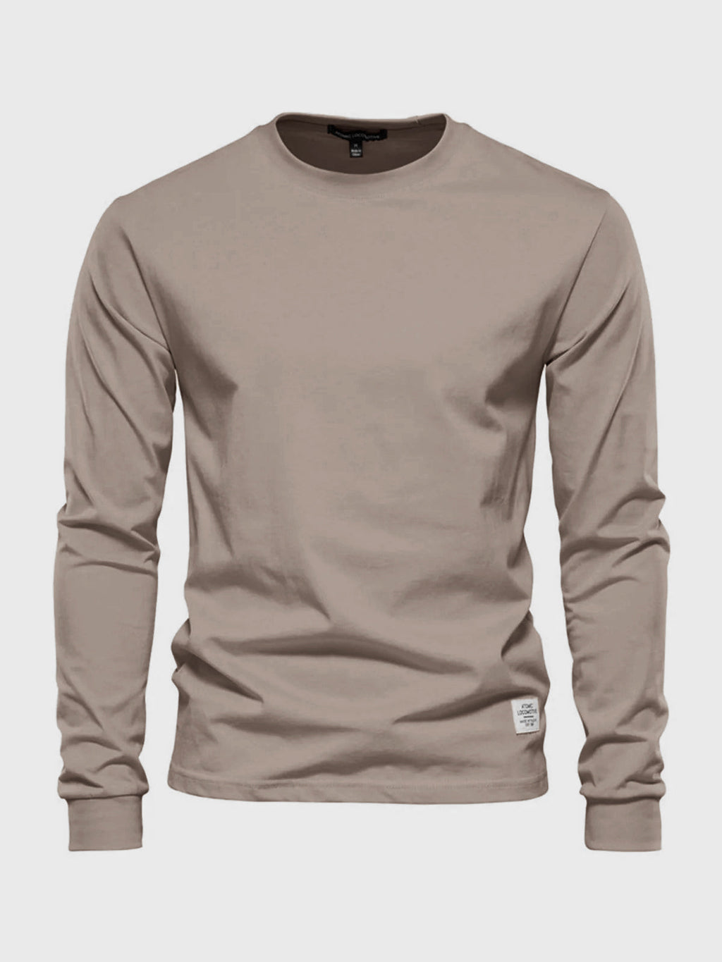 T-shirt da uomo in cotone a maniche lunghe - Casual girocollo