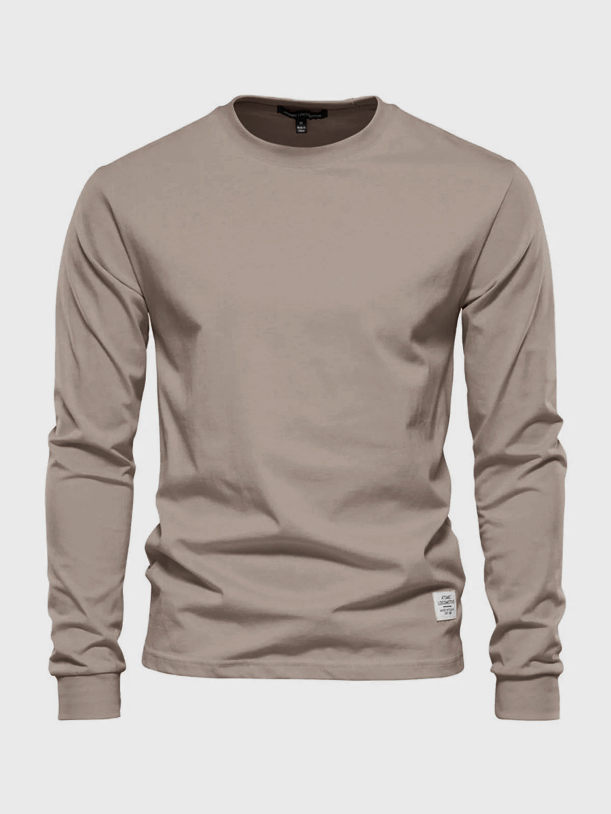 T-shirt da uomo in cotone a maniche lunghe - Casual girocollo