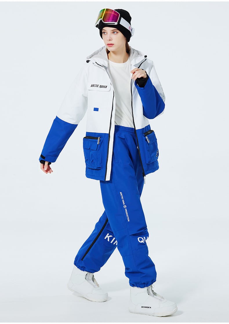 Completo da sci invernale unisex – Tuta da neve traspirante e isolante in due pezzi