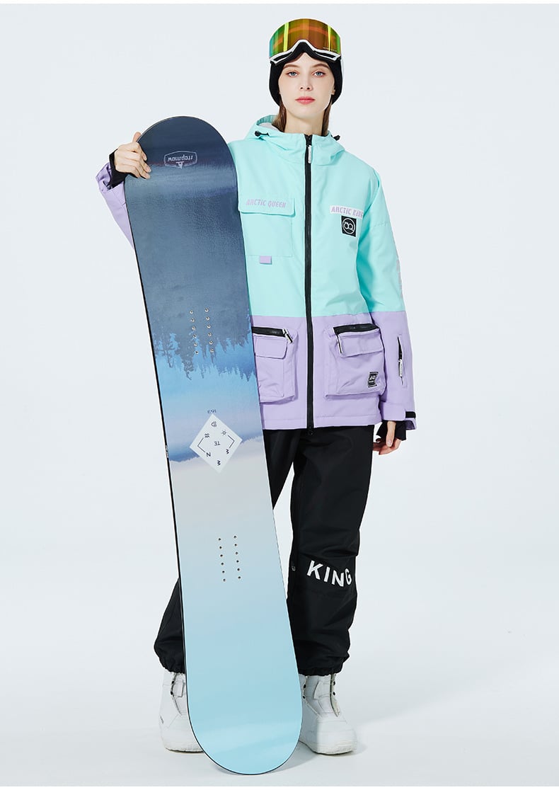 Completo da sci invernale unisex – Tuta da neve traspirante e isolante in due pezzi