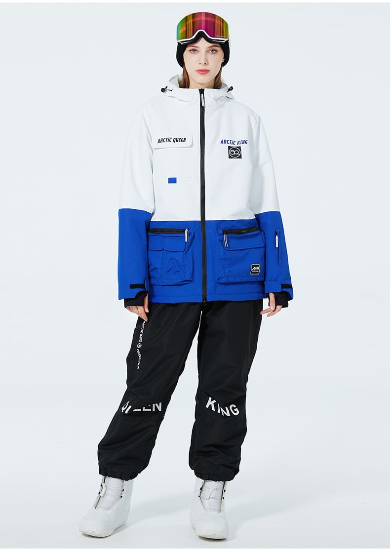 Completo da sci invernale unisex – Tuta da neve traspirante e isolante in due pezzi