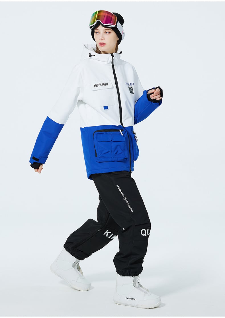 Completo da sci invernale unisex – Tuta da neve traspirante e isolante in due pezzi