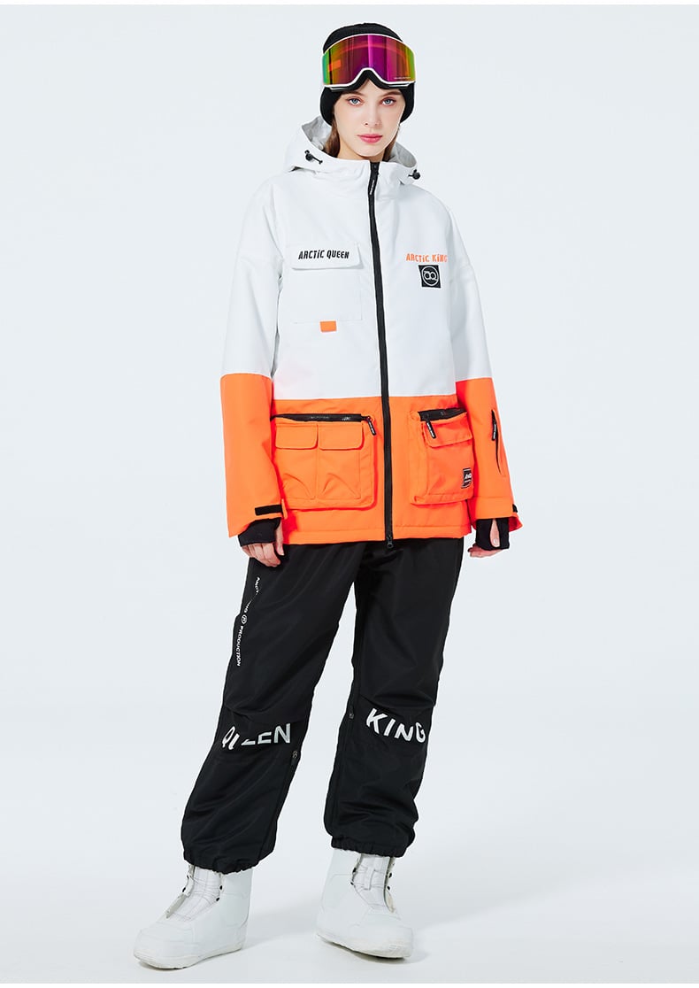 Completo da sci invernale unisex – Tuta da neve traspirante e isolante in due pezzi